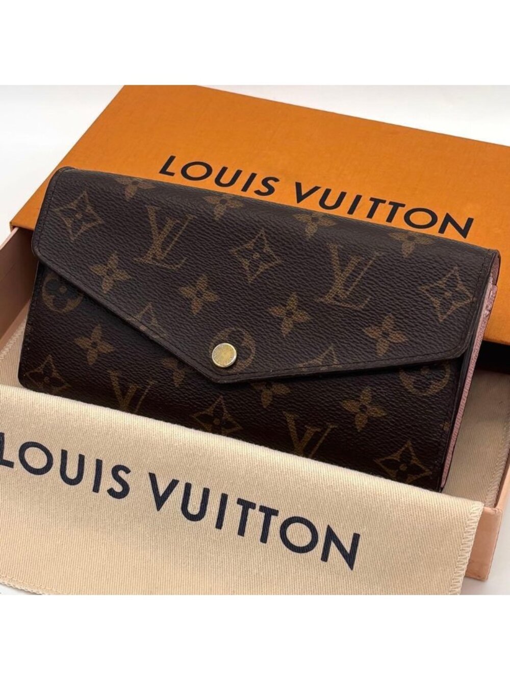 Louis Vuitton Monogram Portefeuille Sarah Rose Ballerine Wallet